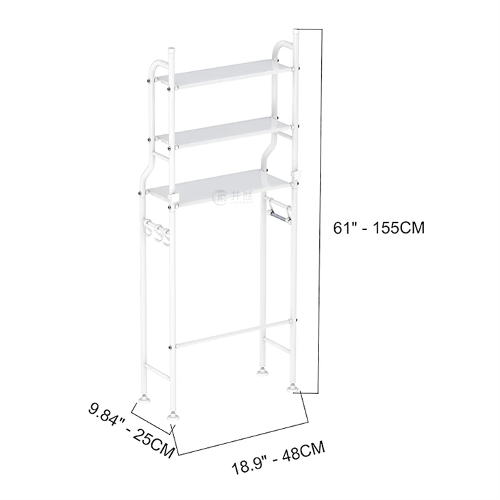 Tualetes statīvs Parastais L18,9'' Balts